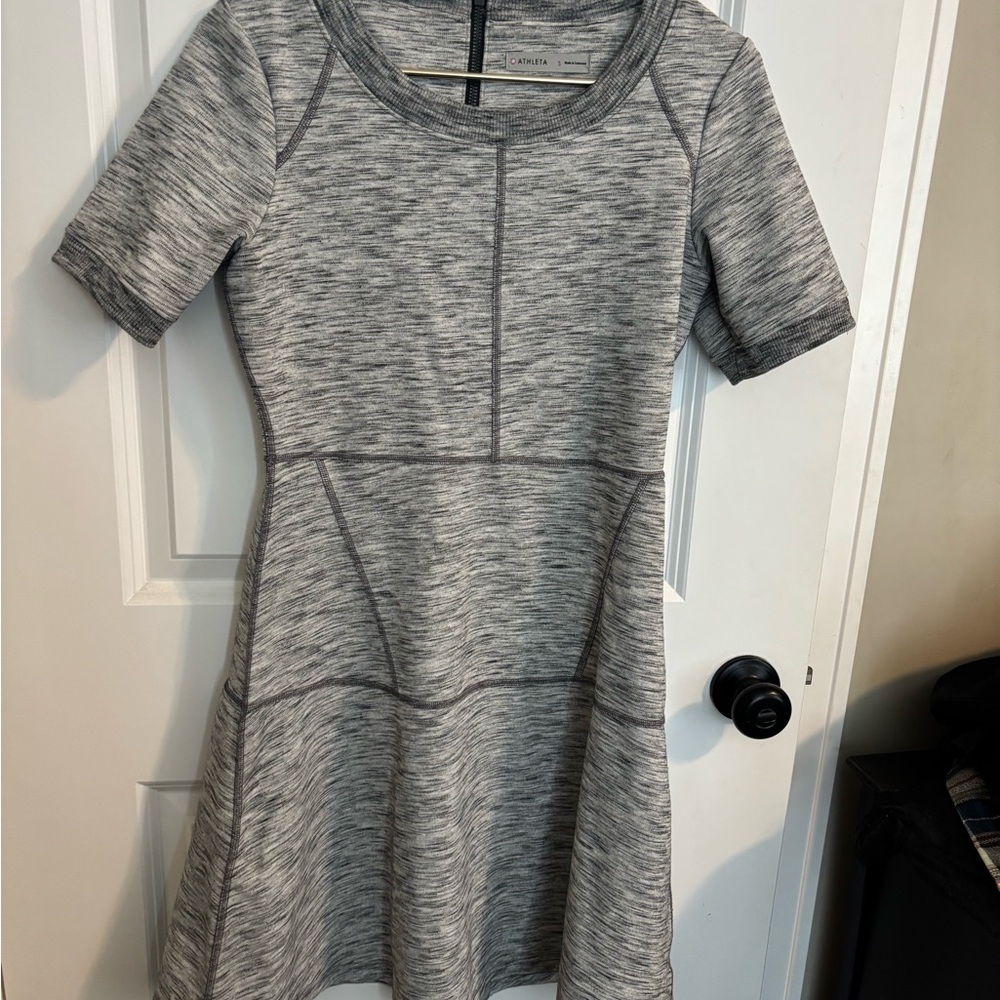 Athleta Heather Gray Mini Dress